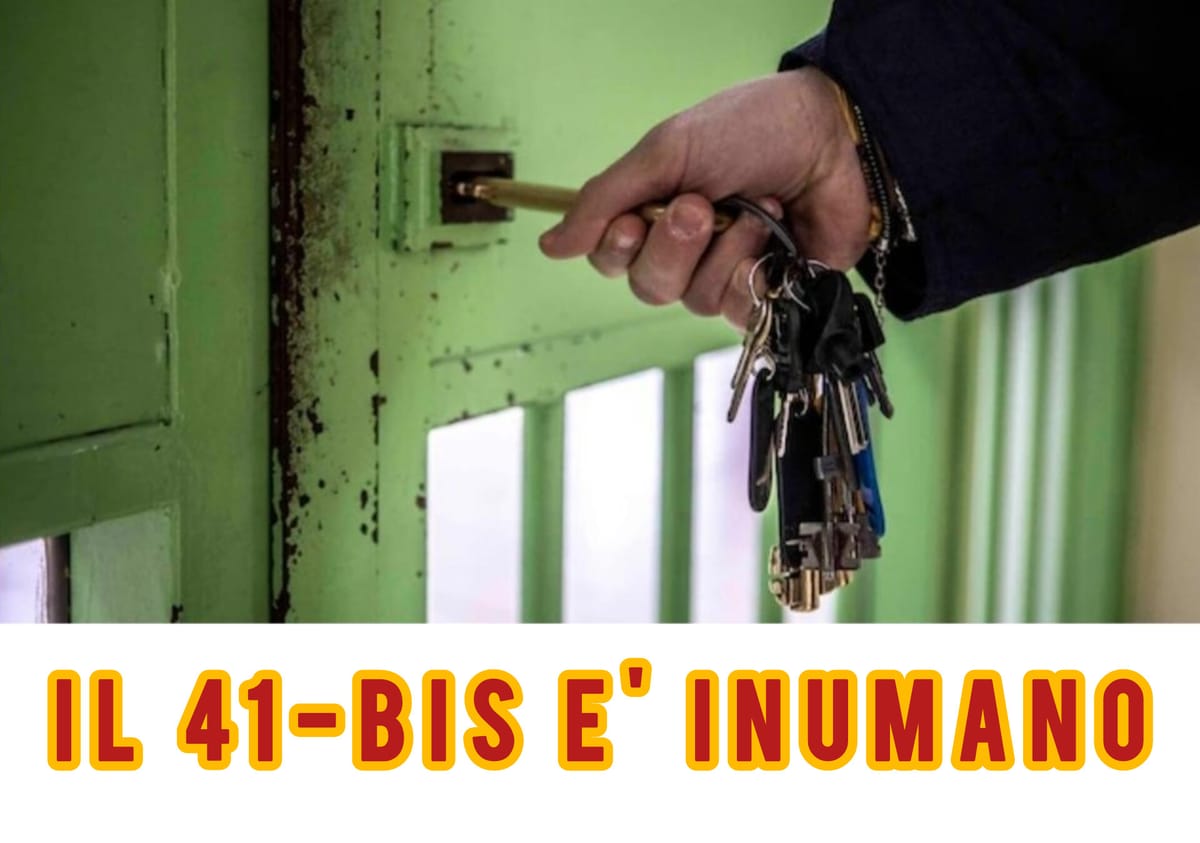La Cedu condanna l’Italia: "Il 41-bis a Morabito è inumano"