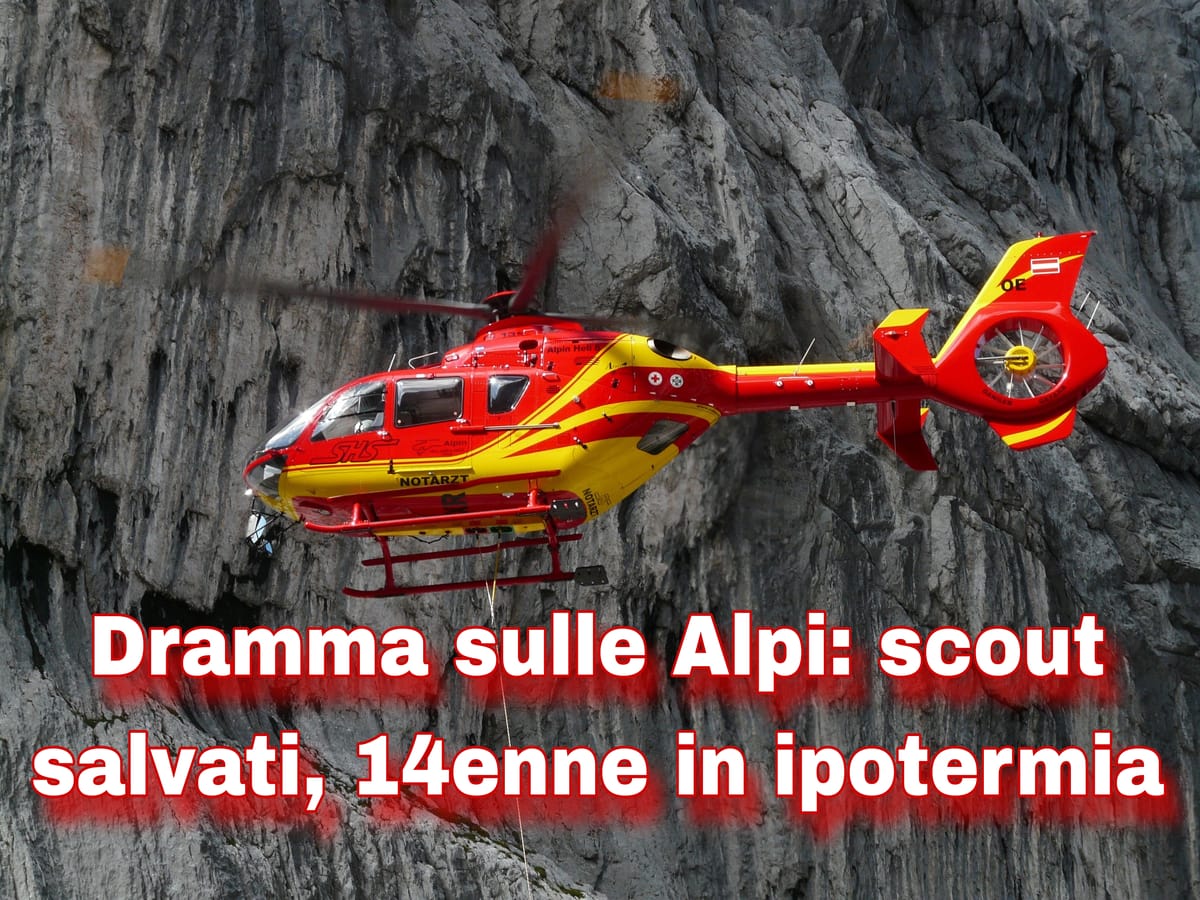 Scout in pericolo a Cuneo: 14enne in ipotermia salvata! #Maltempo #Soccorsi