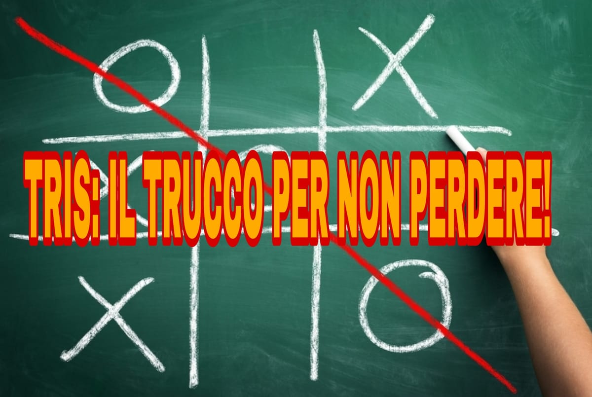 Non perdere mai a tris con questa strategia! #Tris #Strategia