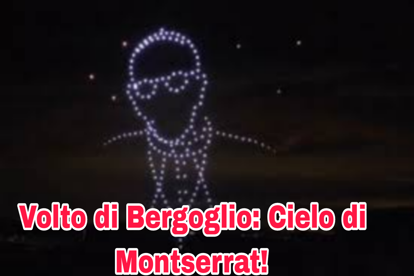 200 Droni per Papa Francesco: Spettacolo a Montserrat! #VergineMontserrat #Droni