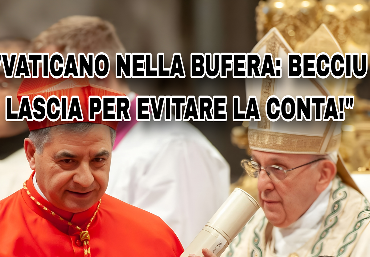 "Becciu sciocca tutti: «Rinuncio per non dividere la Chiesa!»