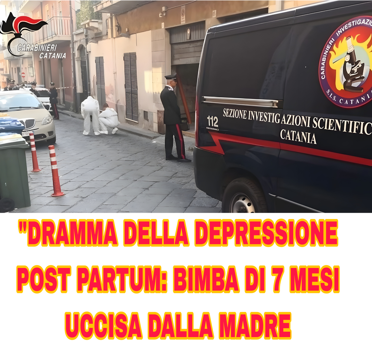 "Tragedia a Misterbianco: madre getta la figlia dal balcone, 'Non la accettava
