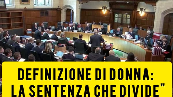 Corte Suprema UK: ‘Donna è solo chi nasce femmina’, polemiche in arrivo"