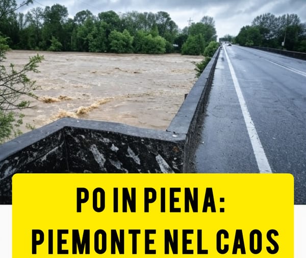 Piemonte in allerta rossa! Fiumi esondati, treni fermi: cosa succede?  #Maltempo
