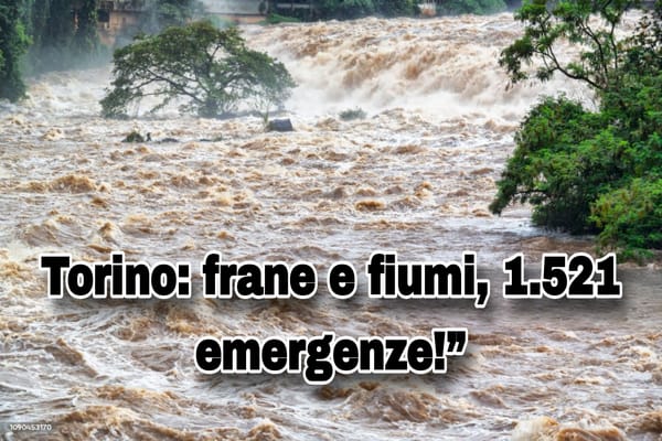 Torino sott’acqua: 1.521 chiamate ai pompieri!  #Maltempo #Torino