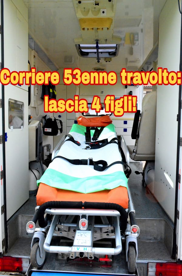 Garlenda: corriere muore, domani avrebbe compiuto 54 anni! #Savona #Cronaca
