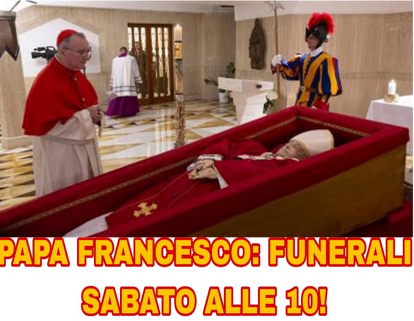 Sabato i funerali di Papa Francesco: ci saranno Trump e Zelensky! #SanPietro #Notizie