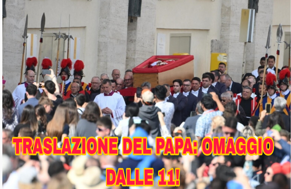 Traslazione del Papa: dalle 11 l’omaggio