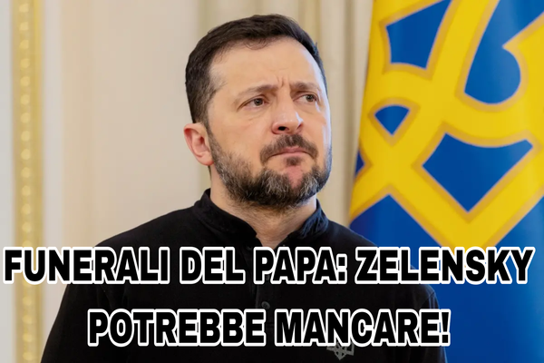 Zelensky: “Potrei Non Essere ai Funerali del Papa!”  #Zelensky #PapaFrancesco