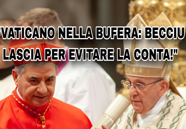 "Becciu sciocca tutti: «Rinuncio per non dividere la Chiesa!»