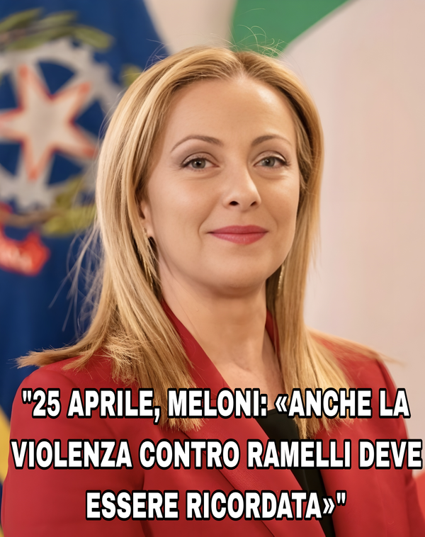 "Meloni rompe il silenzio su Ramelli: «Non possiamo dimenticare!»"
