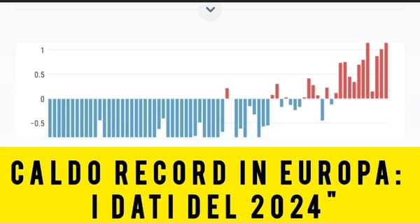 Europa da record: 2024 l’anno più caldo mai registrato, allarme clima"