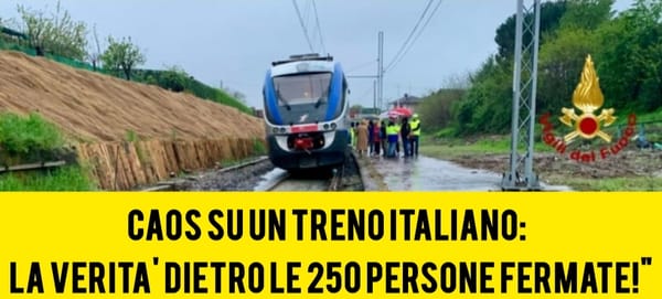 Dramma nel Biellese: treno bloccato, 250 a bordo!
