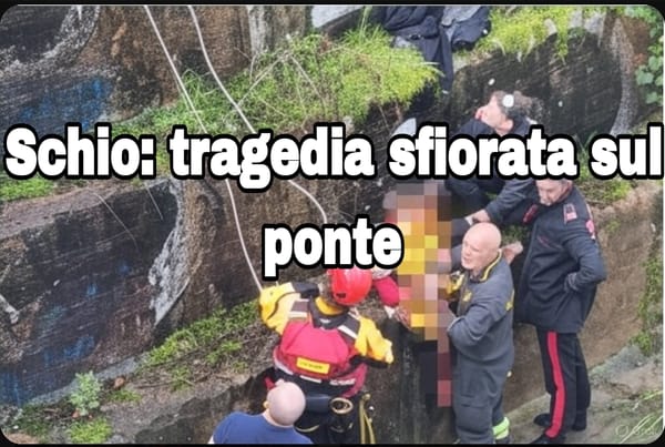 Schio, dramma sfiorato: bambina salvata dal torrente in piena!