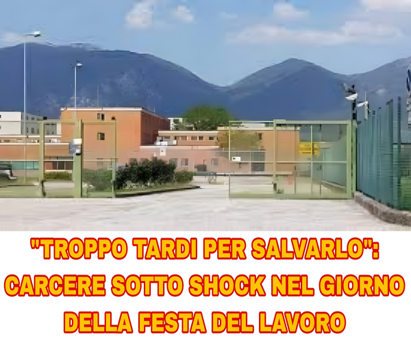 Tragedia nel carcere di Terni: detenuto si toglie la vita nel giorno della Festa del Lavoro