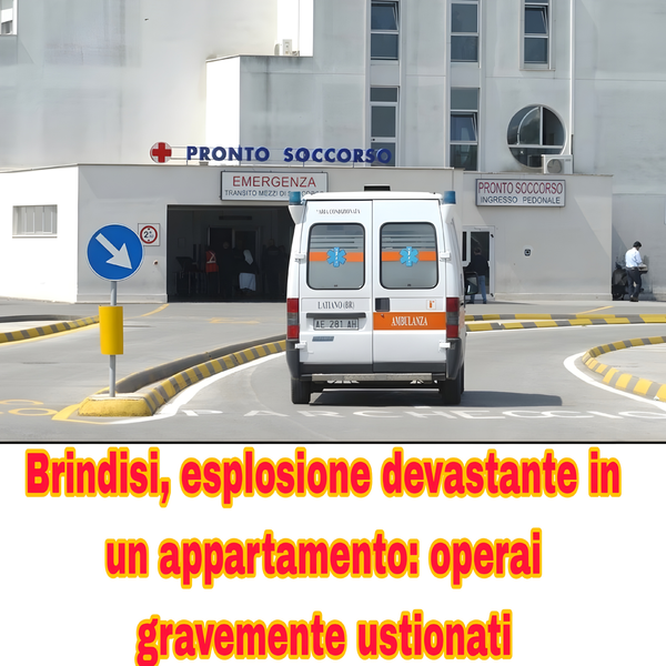 Esplosione in casa a Brindisi: due operai feriti, ustioni al volto e alle braccia