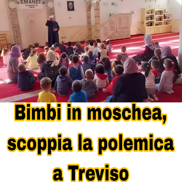 A Treviso una visita scolastica in moschea si trasforma in un caso nazionale. Le immagini dei piccoli dell’asilo, inginocchiati verso la...