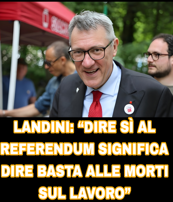 Il leader della CGIL, Maurizio Landini, rilancia con forza il sostegno al referendum