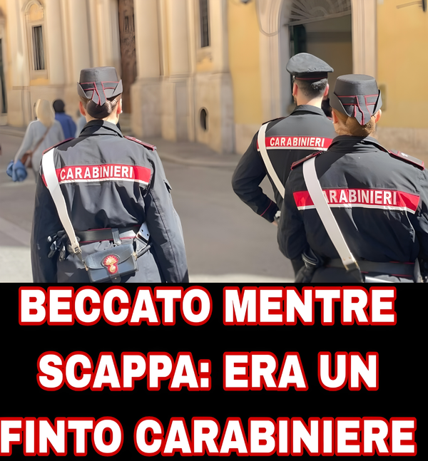Finge di essere un carabiniere, deruba un anziano e scappa: arrestato dopo aver urtato due veri militari