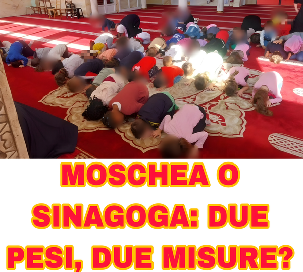 Bimbi in visita alla moschea, scoppia la polemica. Ma se fosse stata una sinagoga?